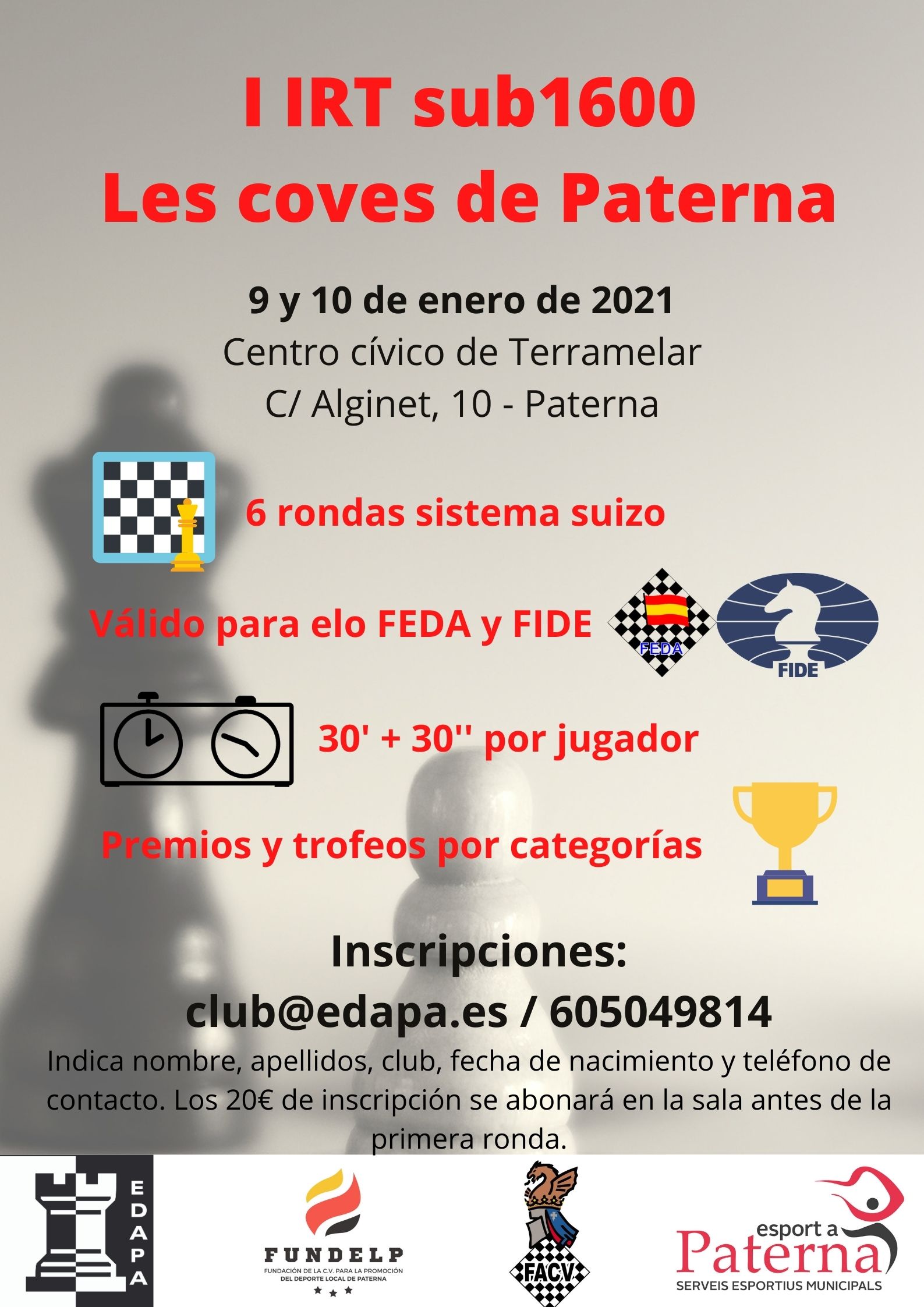 I IRT Les coves de Paterna - EDAPA - Escuela de ajedrez pensamiento audaz